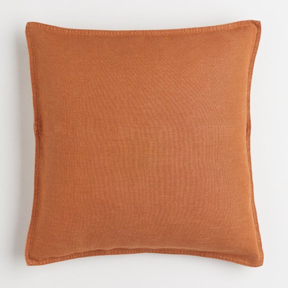 NWOT H&M Home Washed Linen Pillow Cushion Cover - 20" x 20" - Picture 1 of 2